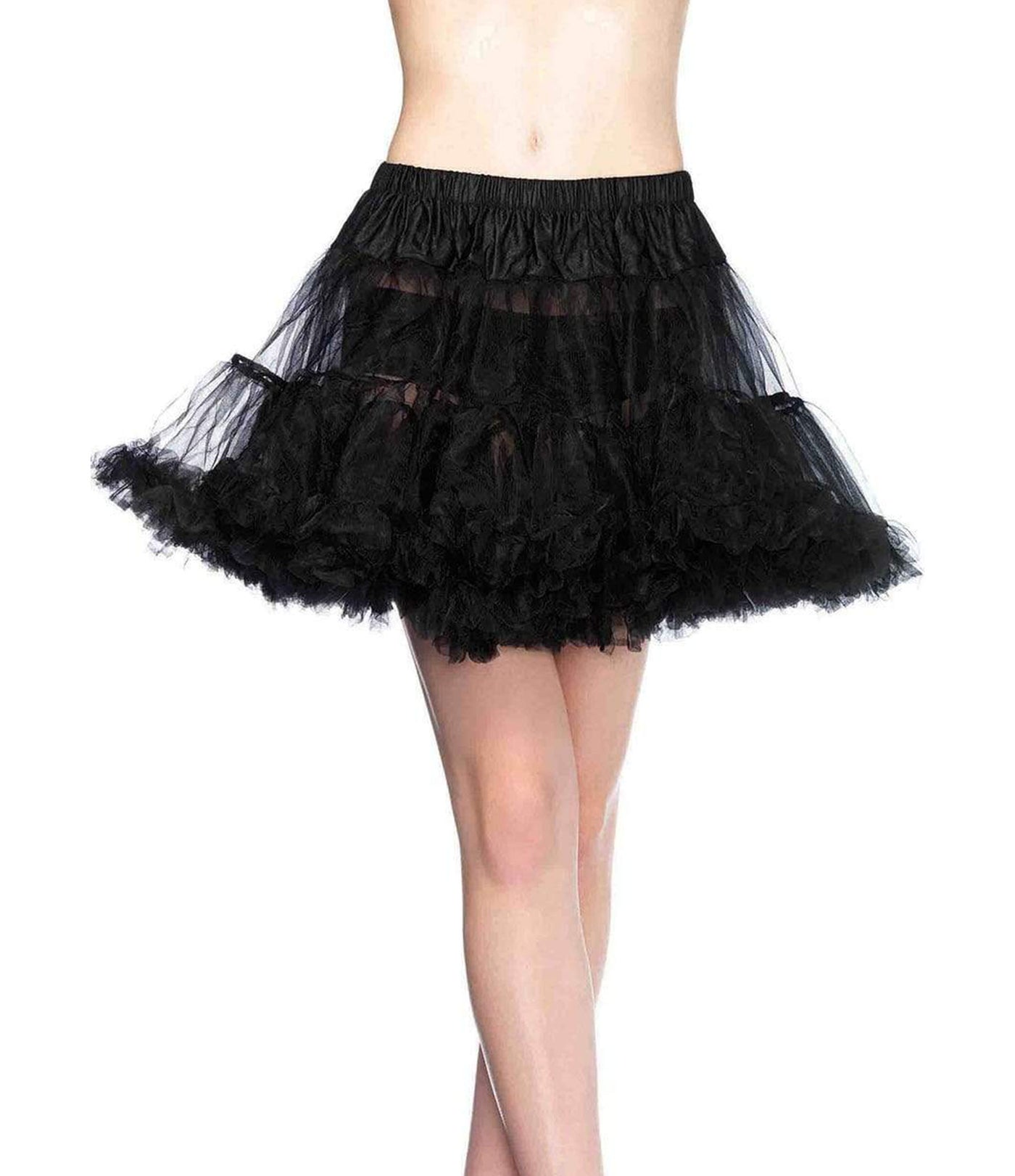 Black Layered Tulle Petticoat - Costumes & Lingerie Australia