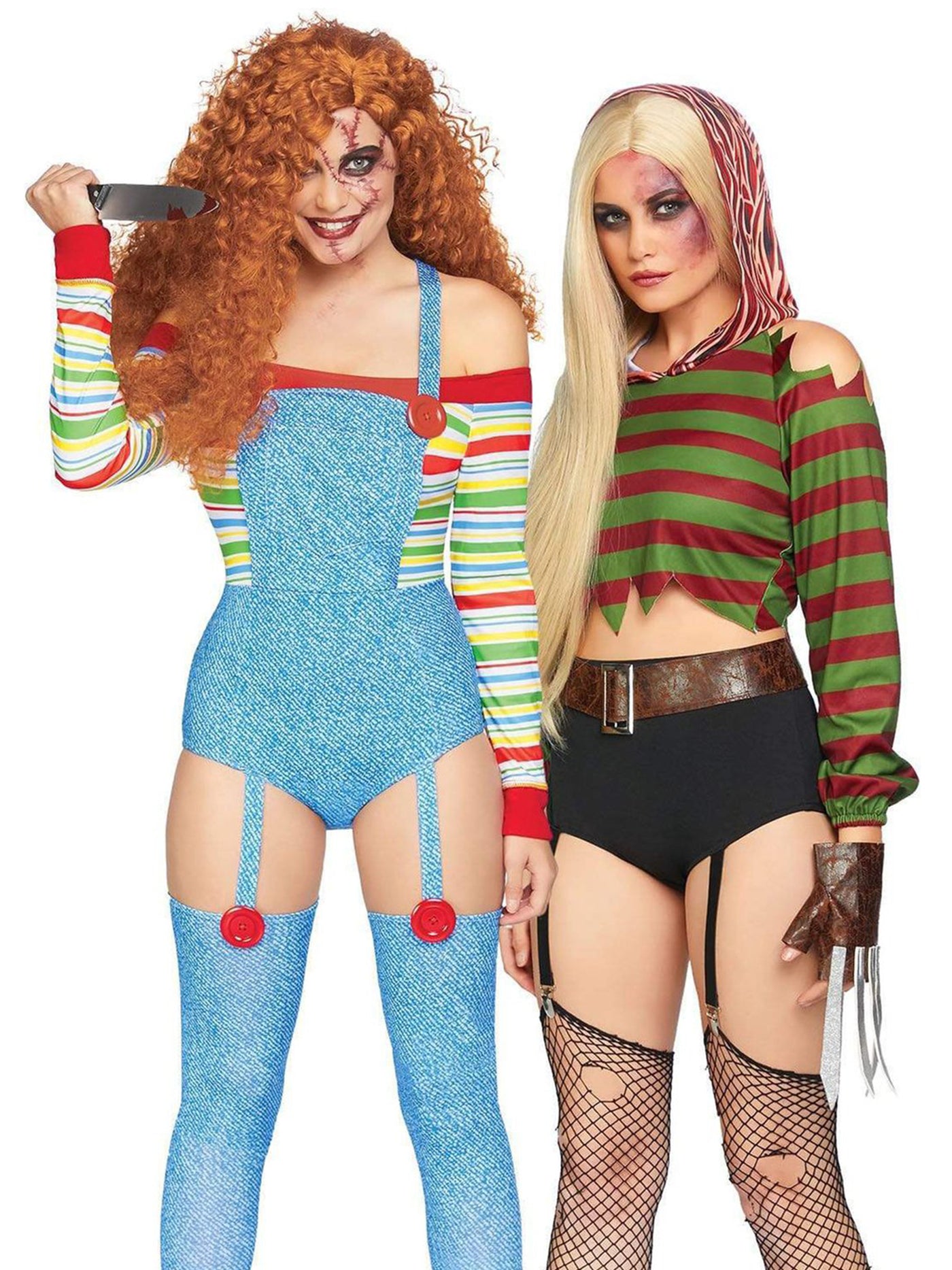 Womens Freddy Krueger Dream Killer Halloween Costume