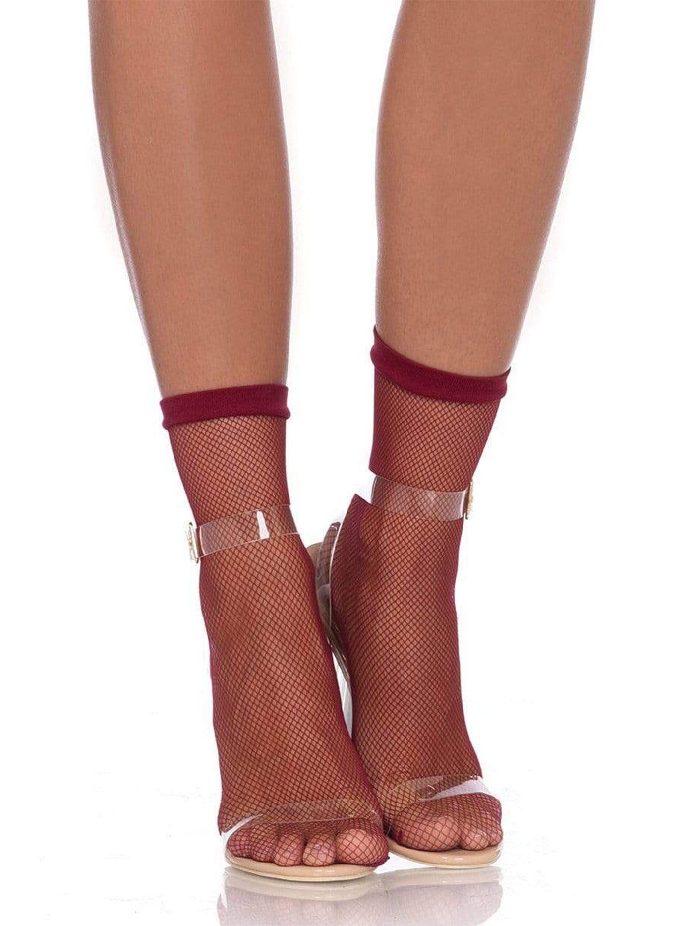 Ruby Fishnet Ankle Socks - Shop Fortune Costumes Lingerie