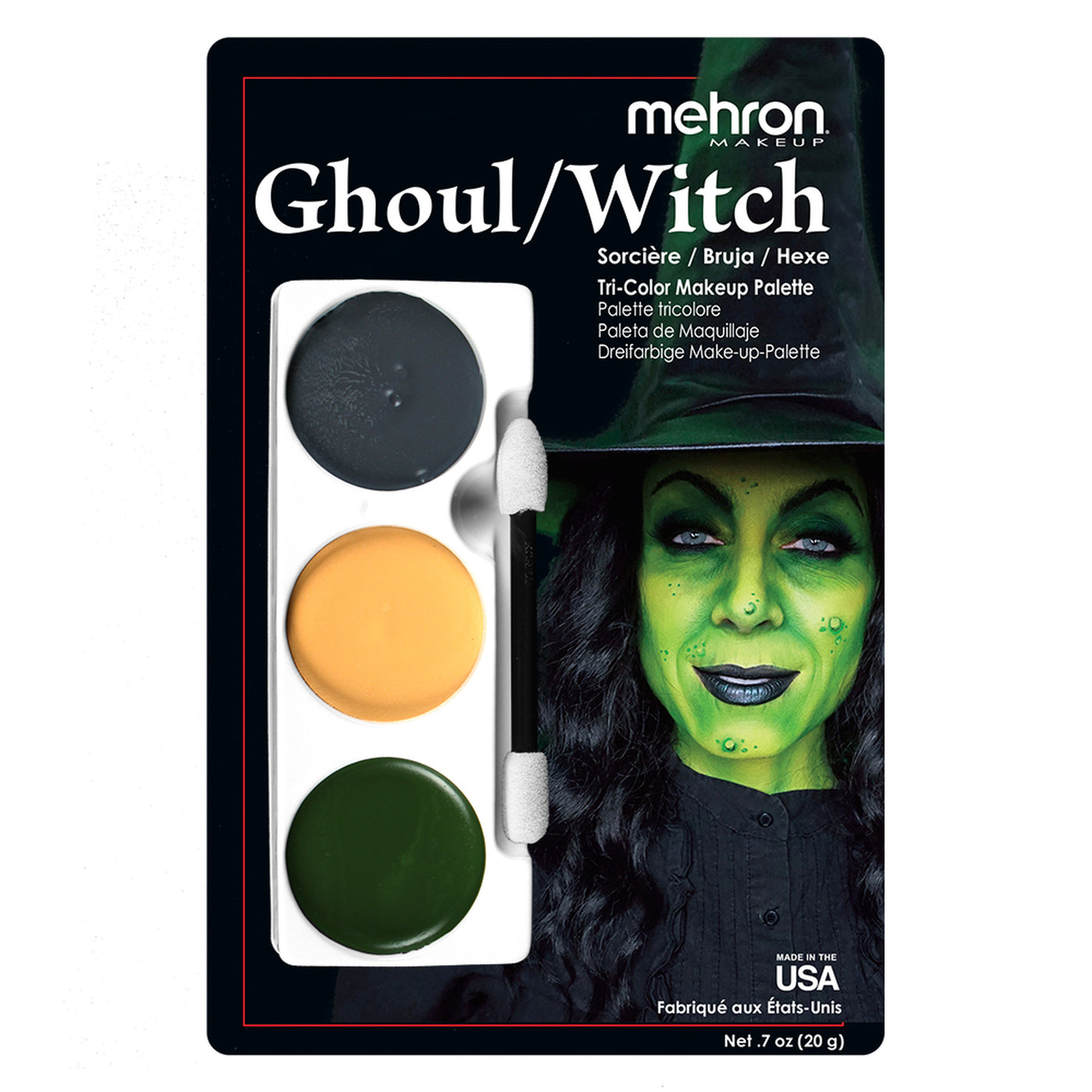 Mehron Witch Tri Colour Make Up Palette - Costumes & Lingerie Australia