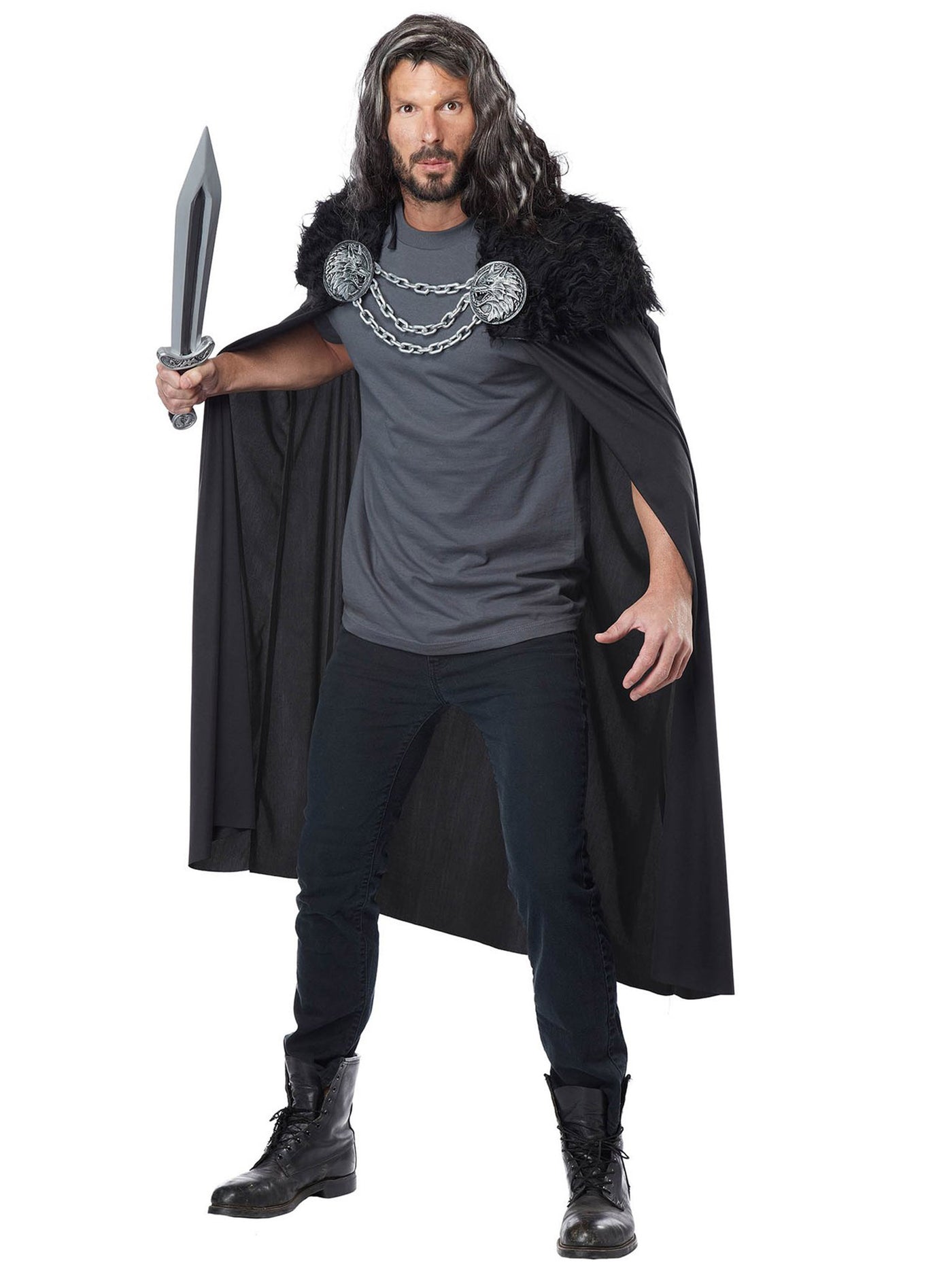 Game of Thrones Mens Wolf Clan Warrior Costume - Shop Fortune Costumes Lingerie