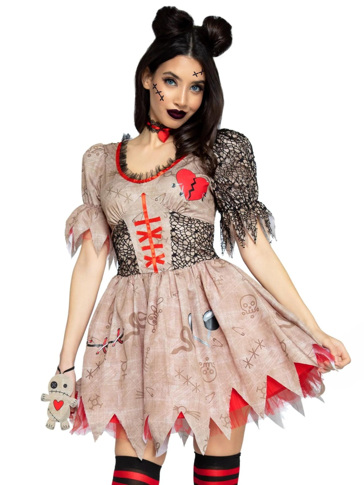 Womens Deadly Voodoo Doll Costume