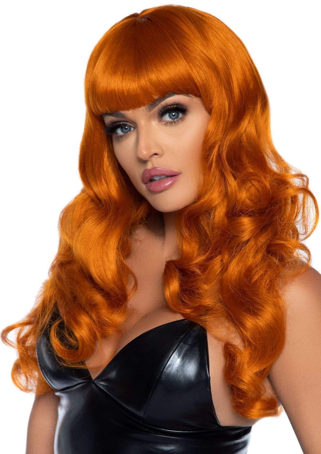 Ginger Long Wavy Costume Wig With Fringe Shop Fortune Costumes