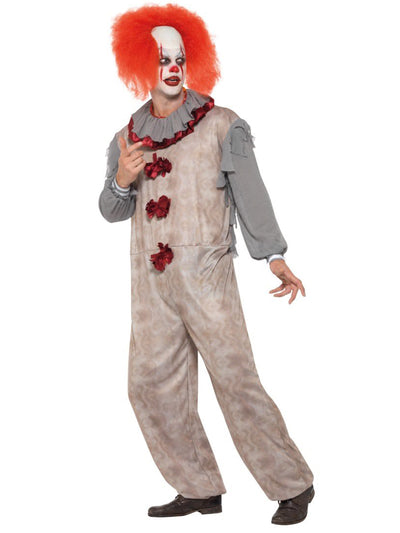 Mens Horror Movie Clown Costume