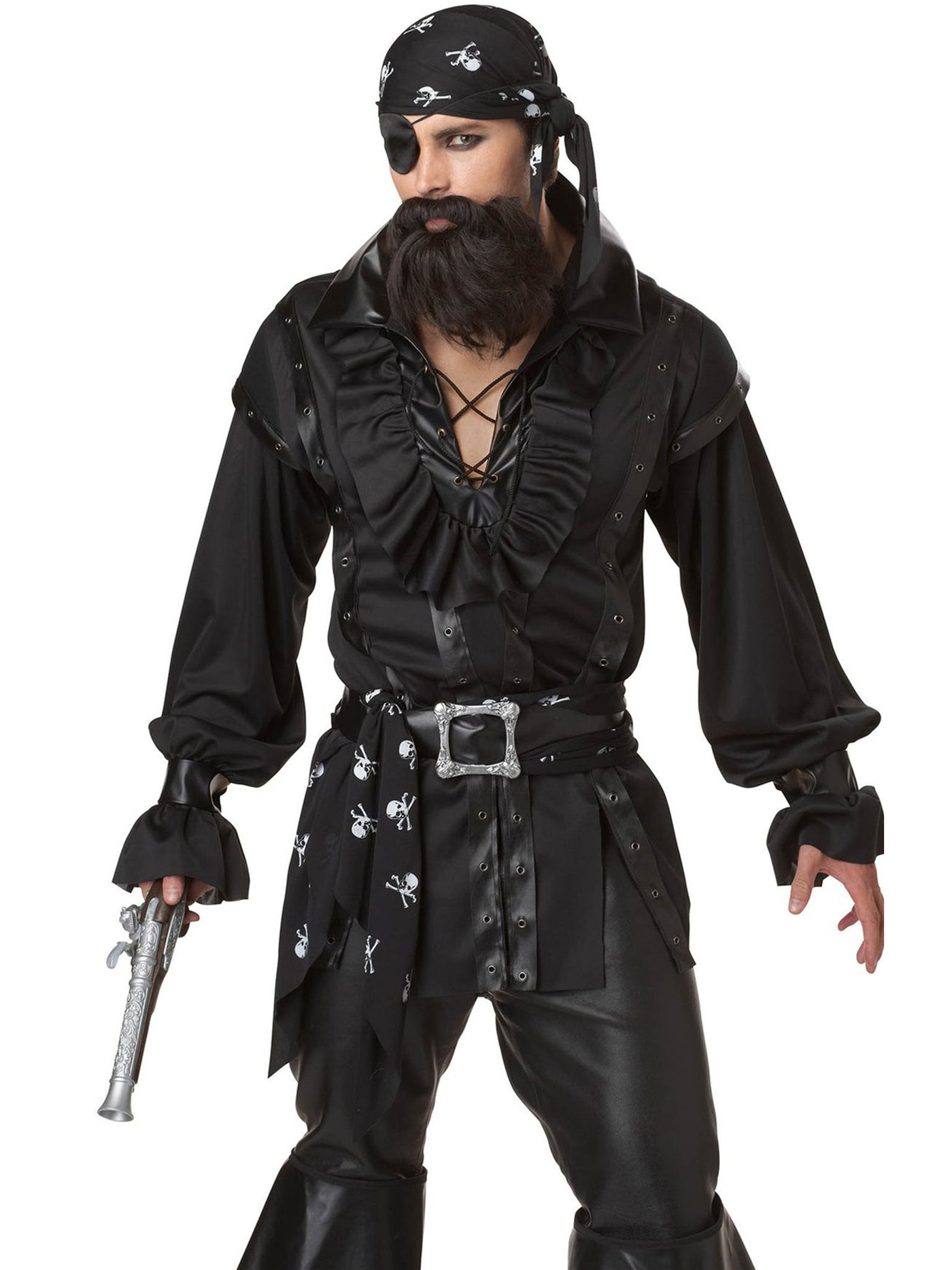 Plundering Pirate Mens Fancy Dress Pirate Costume - Shop Fortune Costumes Lingerie