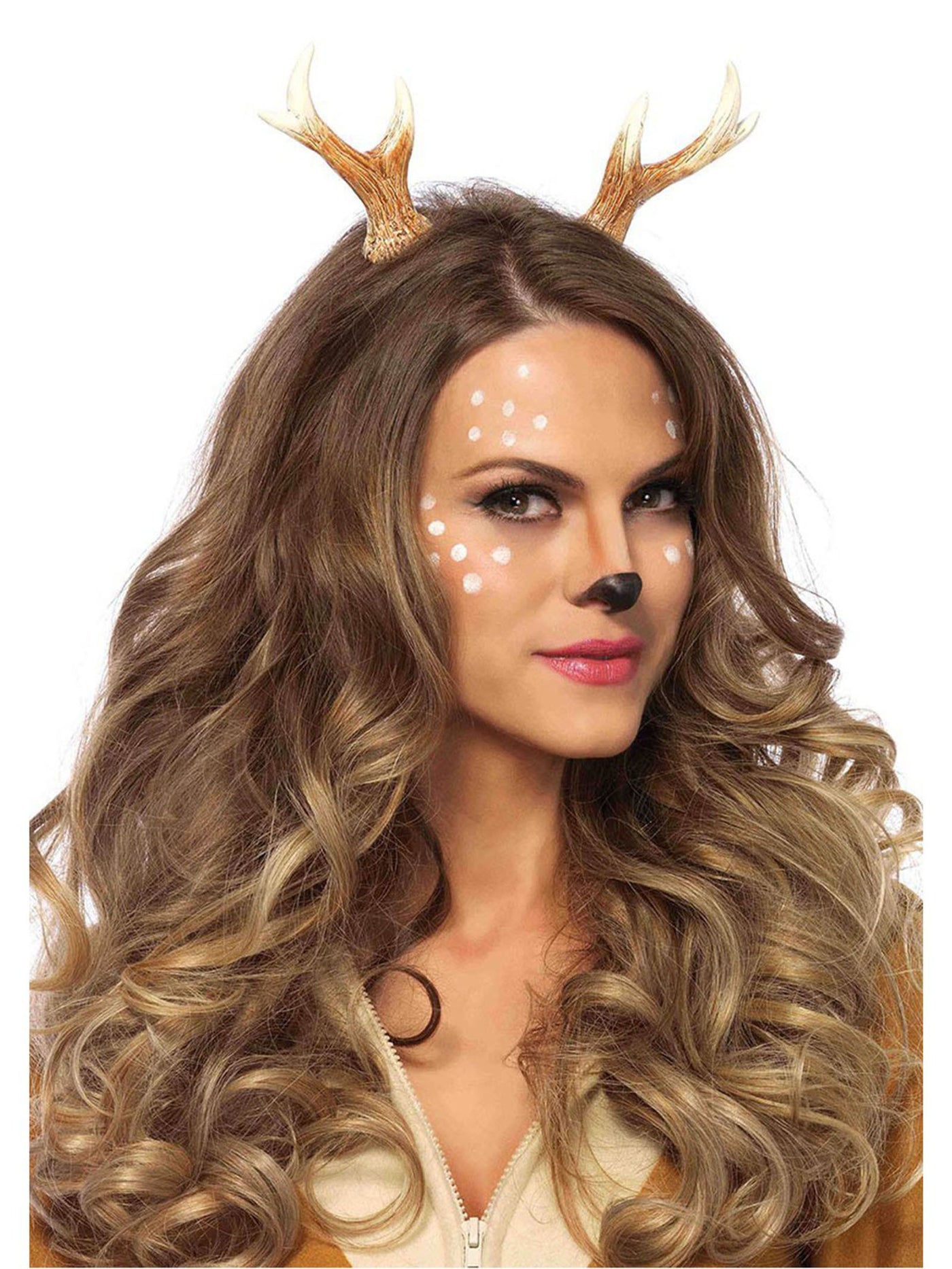Deluxe Reindeer Antlers Costume Headband Accessory - Costumes & Lingerie Australia