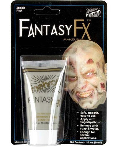 Mehron Fantasy FX Facepaint Makeup in Zombie Flesh 30ml - Costumes & Lingerie Australia
