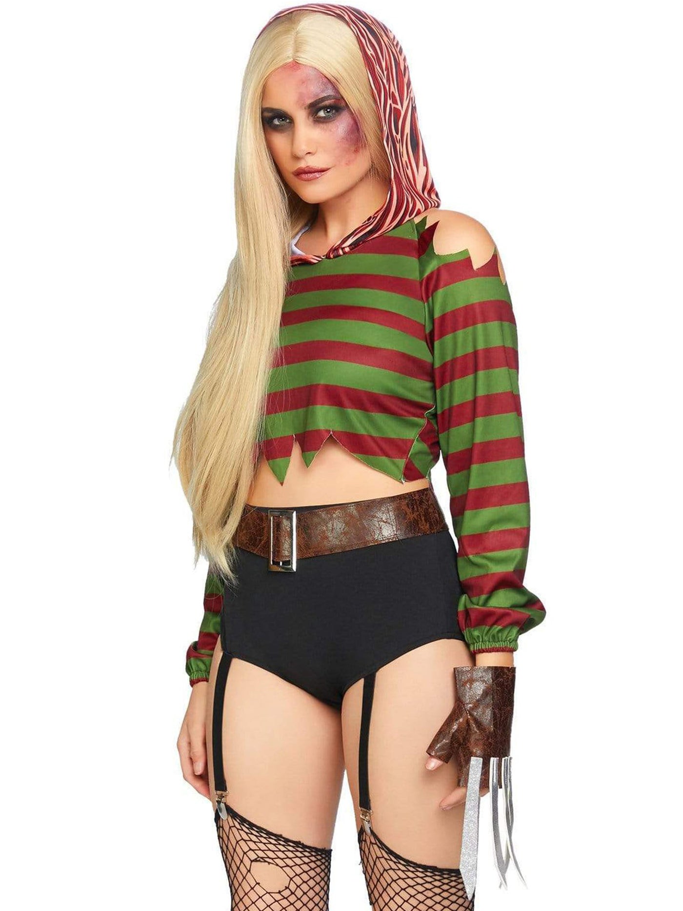Womens Freddy Krueger Dream Killer Halloween Costume