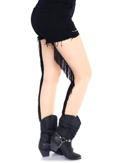 Nude Pantyhose with Black Fringe Backseam - Costumes & Lingerie Australia