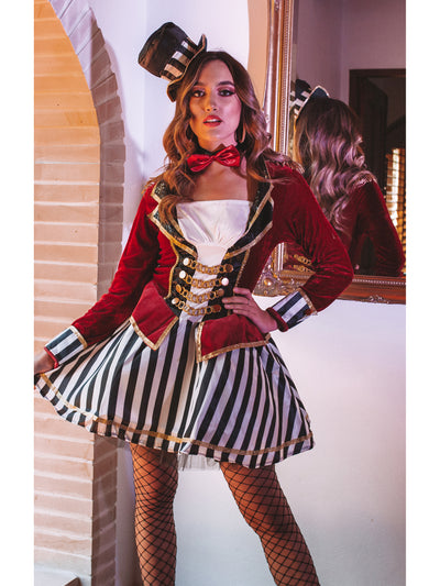Night Ringmaster Sexy Womens Lion Tamer Costume - Shop Fortune Costumes Lingerie