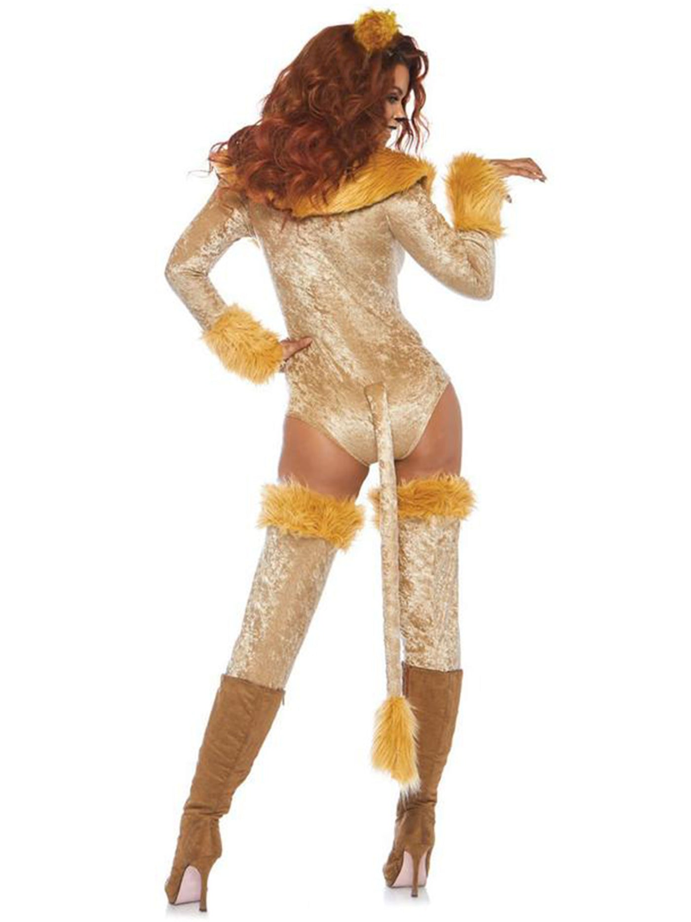 Lovely Lioness Womens Sexy Bodysuit Costume - Shop Fortune Costumes Lingerie