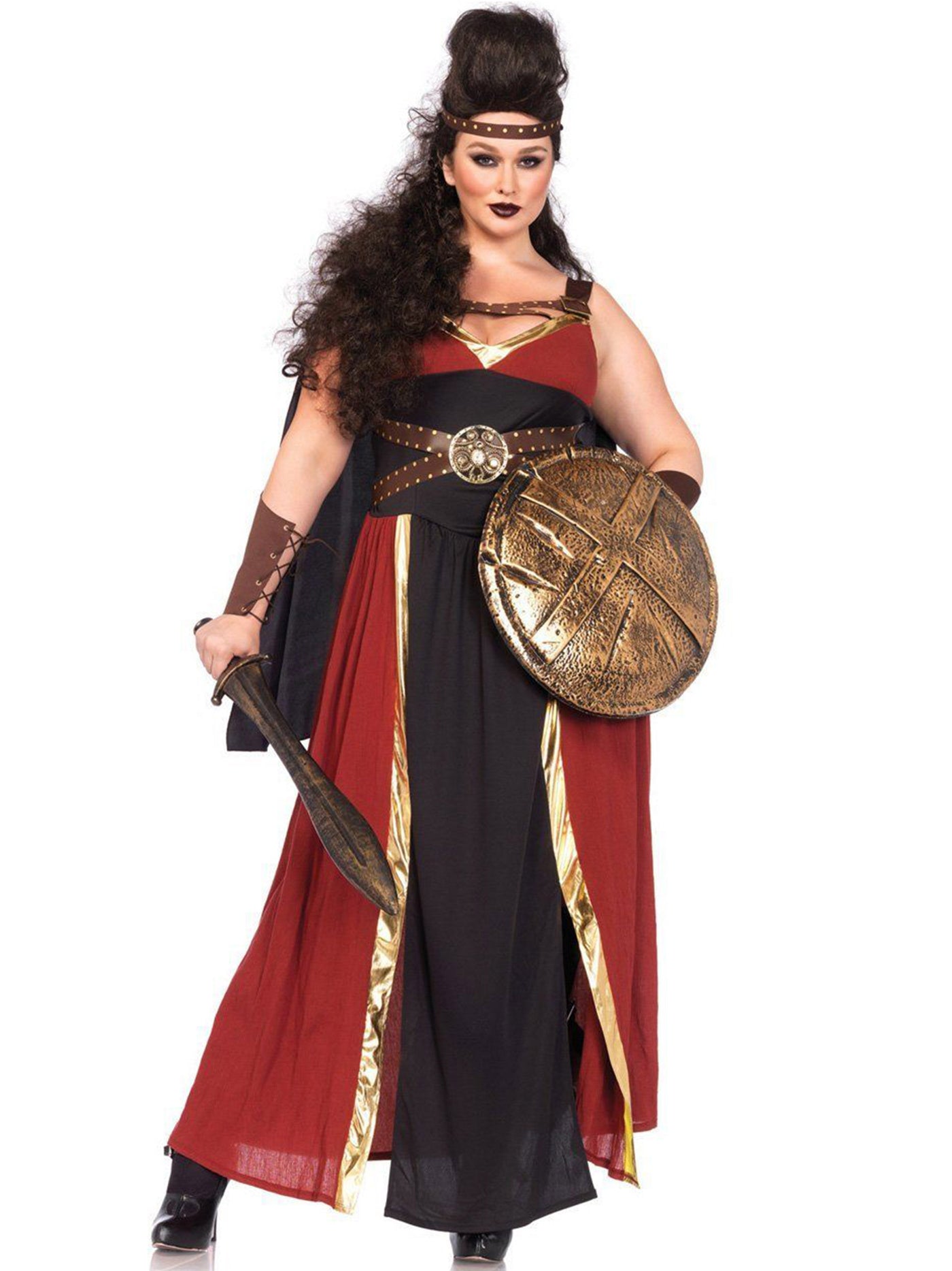 Plus Size Womens Regal Warrior Gladiator Costume - Shop Fortune Costumes Lingerie