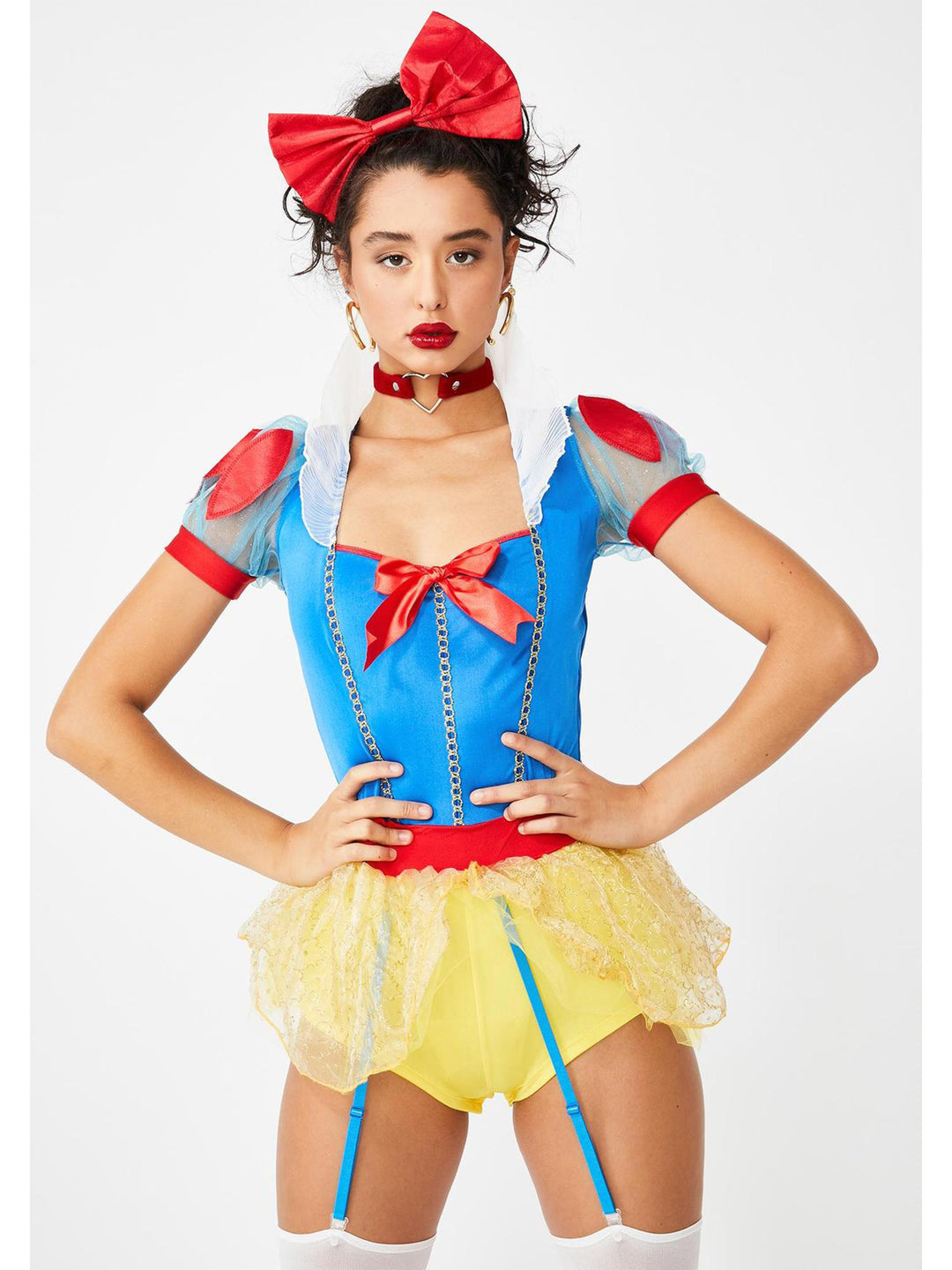 Sexy Miss Snow Disney Fairytale Princess Snow White Costume Sexy Miss Snow Disney Fairytale Princess Snow White Costume