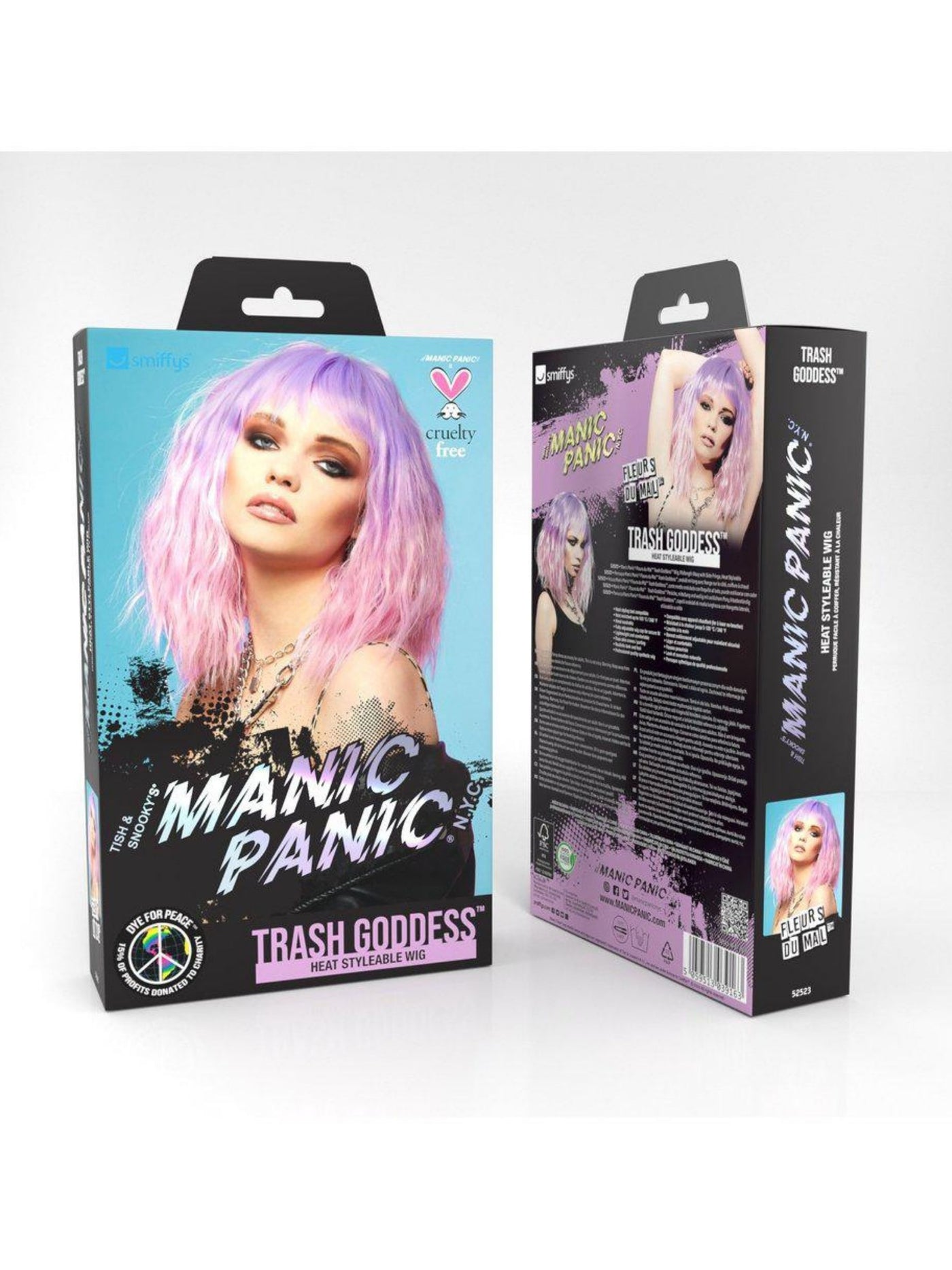 Manic Panic Trash Goddess Wig in Fluers Du Mal