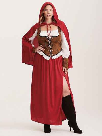 Plus Size Classic Red Riding Hood Womens Costume - Shop Fortune Costumes Lingerie