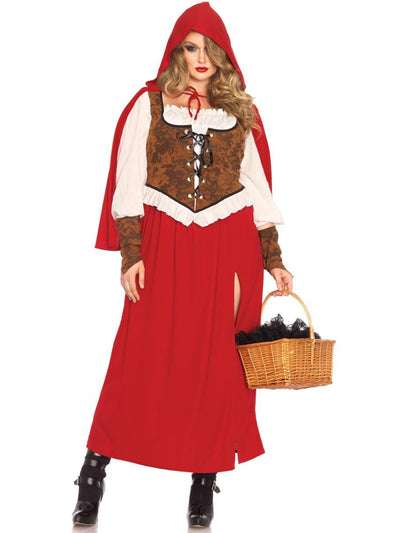 Plus Size Classic Red Riding Hood Womens Costume - Shop Fortune Costumes Lingerie