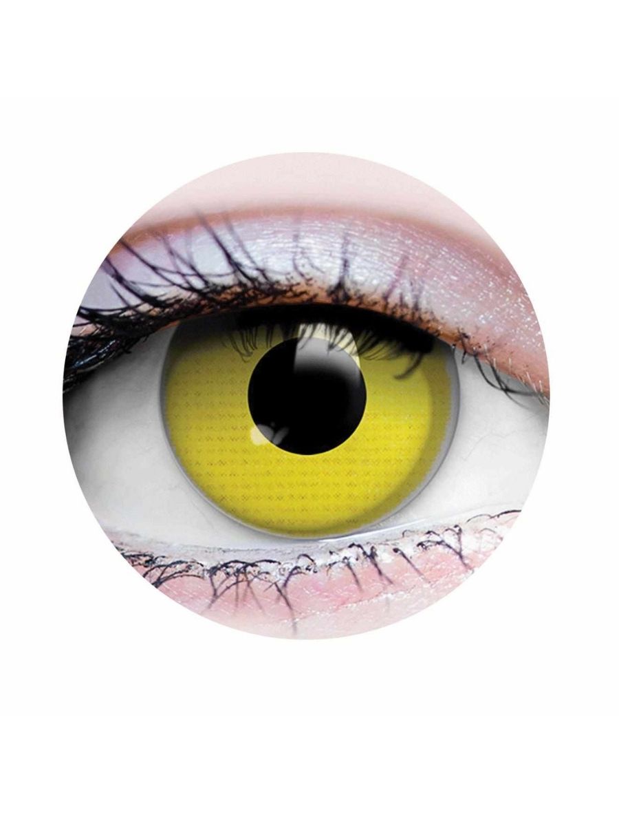 Primal Raven Yellow Costume Coloured Contact Lenses