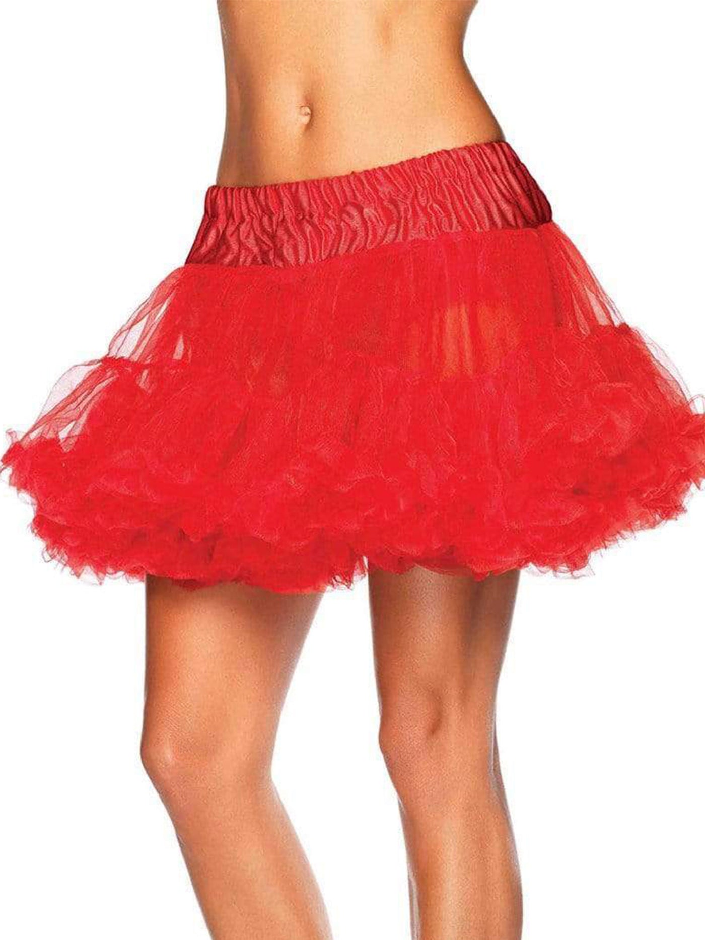 Red Layered Tulle Petticoat - Shop Fortune Costumes Lingerie