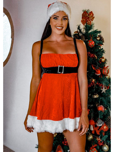 Naughty But Nice-ish Womens Sexy Santa Costume Dress