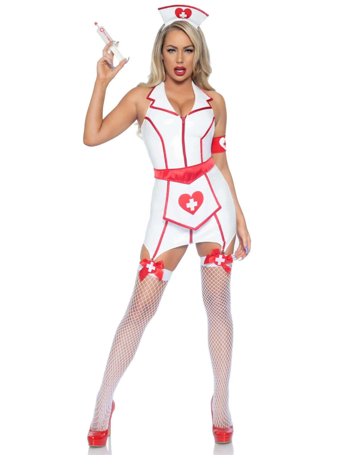 ER Hottie Vinyl Naughty Nurse Costume
